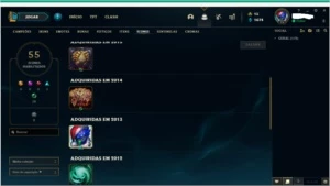 Conta lol gold 2 icone raro - League of Legends