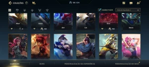 Nivel 14 | 14 personagens | 15K Cristal | 14 Baús de heróis - League of Legends: Wild Rift LOL WR