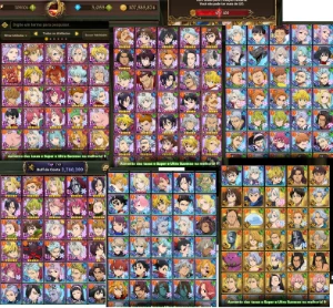 Conta Seven Deadly Sins: Grand Cross 7Ds - Outros