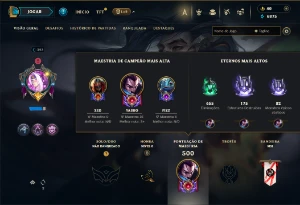 Conta De League Of Leagends/Full Acesso/102 Skins/Level 323