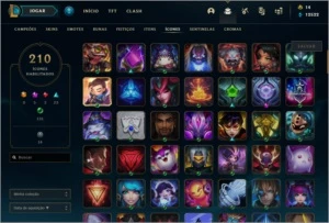 Conta de lol diamante 4 e valorant platina com skins - League of Legends