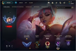 Conta de lol diamante 4 e valorant platina com skins - League of Legends