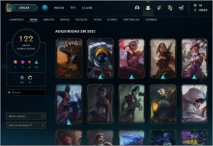 Conta de lol diamante 4 e valorant platina com skins - League of Legends