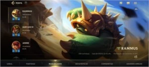CONTA SMURF EX GM COM ESTATÍSTICAS ALTAS ATUAL D3 - League of Legends: Wild Rift LOL WR