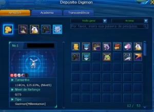 Conta LADMO Omegamon com OX lv 140 - Digimon Masters Online