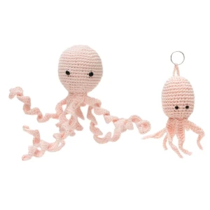 Kit Polvo Newborn e Chaveiro Polvo em Amigurumi