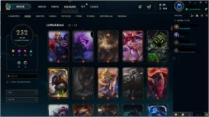 Conta LOL 232 Skins Completa - League of Legends