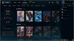 Conta LOL 232 Skins Completa - League of Legends