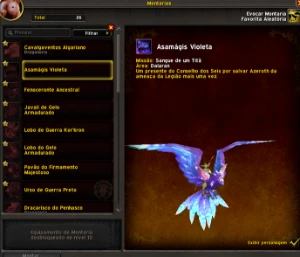 Conta c/ mogs CM MoP + PVP Wod + Druid forms de legion  Com  - Blizzard