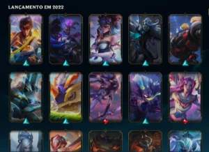 Conta Diamante 1 - 336 Skins - League of Legends LOL