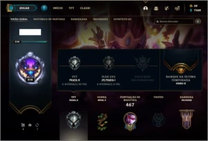 Conta unranked com 139 champs e 100 skins - League of Legends LOL