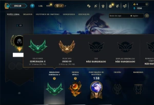Esmeralda 2 com 85 Champs e 7 Skins - League of Legends LOL
