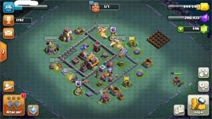 CONTA CV 9 FULL CLASH OF CLANS + Decorações RARAS
