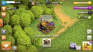 CONTA CV 9 FULL CLASH OF CLANS + Decorações RARAS