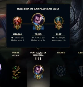 Conta League OF legends Dima IV / M7 de yasuo LOL