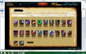 conta league of legends LOL