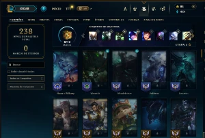 Conta Main Jg/Main NUNU/Unranked/Varias Skins - League of Legends LOL