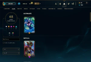 Conta Main Jg/Main NUNU/Unranked/Varias Skins - League of Legends LOL