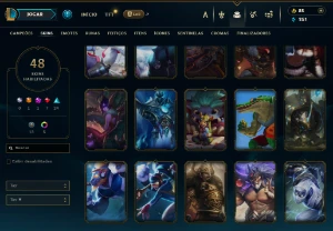 Conta Main Jg/Main NUNU/Unranked/Varias Skins - League of Legends LOL