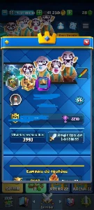 Clash Royale +8500 Varias cartas full 3 Evoluções