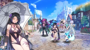VConta Grand Chase Mobile + Elesis S e Arme S + Trajes