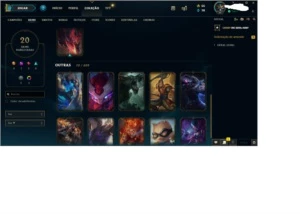 Conta league of Legends prata 3 LOL