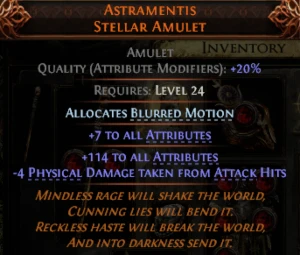 Poe 2 Astramentis Amuleto - Path of Exile