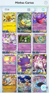 Conta Pokémon Tcg Pocket – Nível 10 com varias cartas EX - PokeXGames PXG