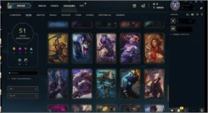 Conta lol todos os campeão D4 - League of Legends