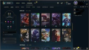 Conta lol todos os campeão D4 - League of Legends