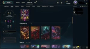 Conta lol todos os campeão D4 - League of Legends