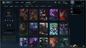 Conta lol todos os campeão D4 - League of Legends