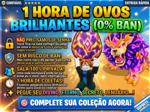 1 hora de OVOS BRILHANTES em roube um ovo (ROBLOX)
