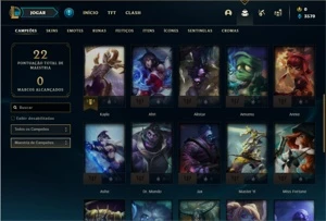 Conta MESTRE com 205 PDL - League of Legends LOL