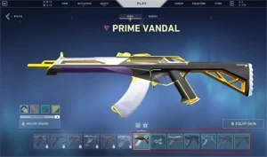 Conta ascendente com faca saqueadora + skins - Valorant