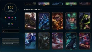 CONTA LEAGUE OF LEGENDS - SEASON I  - LVL 148 - Gold IV - LOL