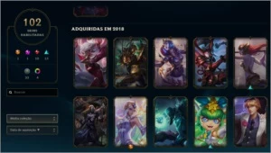 CONTA LEAGUE OF LEGENDS - SEASON I  - LVL 148 - Gold IV - LOL