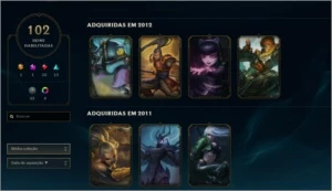 CONTA LEAGUE OF LEGENDS - SEASON I  - LVL 148 - Gold IV - LOL