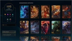 CONTA LEAGUE OF LEGENDS - SEASON I  - LVL 148 - Gold IV - LOL