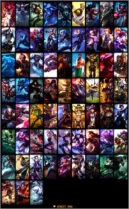 Conta League of Legends 109 Personagens 66 Skins LOL