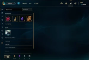 Conta Unranked 30 - 1 Fragmento(s) de Skin - League of Legends LOL
