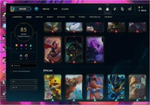 CONTA LOL PARA SAIR RAPIDO - League of Legends