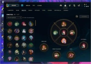 CONTA LOL PARA SAIR RAPIDO - League of Legends