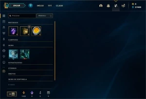 💎 CONTA SMURF ZED GALANTE 💎 🔹 57K EA 🔹 🔸 1500 EL 🔸 - League of Legends LOL