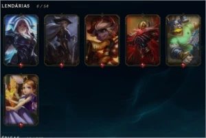 Conta gold 3 Todos os champs - League of Legends LOL