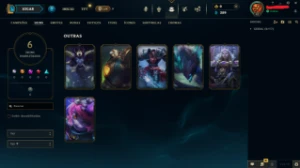 Smurf Gold I 2 Skins Vitoriosas - League of Legends LOL