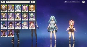 AR24 - Itto com Chifres Vermelhos + Keqing + 2 Orações Perd - Genshin Impact