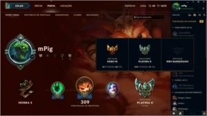 CONTA PLATINA 2 (ACEITO OFERTAS) - League of Legends LOL
