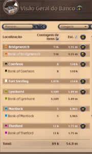 conta main tank albion online server america