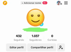 Conta Tiktok Com R$1.140 No Promover ✅ 1K Seguidores Br - Redes Sociais